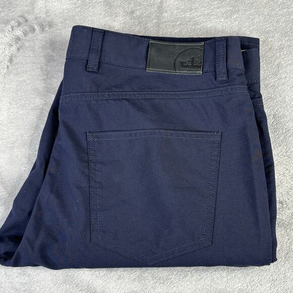 Peter Millar Crown Collection Pants Men 35 Blue Virgin Wool Blend MX19RT03 Chino